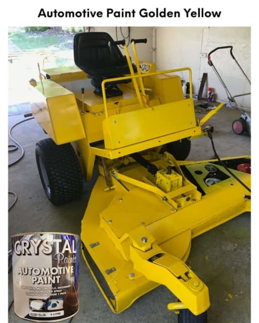 AUTOMOTIVE, MACHINERY, MOWER PAINT 1 LITRE BRUSH, ROLL, SPRAY