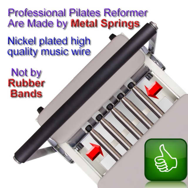 iFitness Foldable Pilates Reformer Exercise Fitness Gym Cardio Yoga