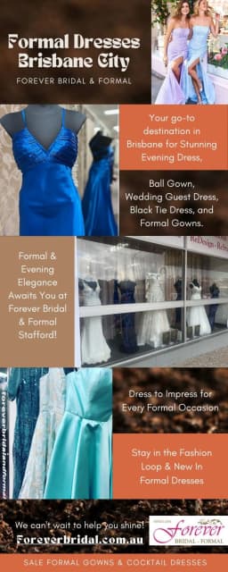 Best Formal Dresses Brisbane City www.foreverbridal .au