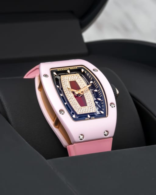 Richard Mille RM 07 01 in Pink Ceramic with Jasper and Diamond