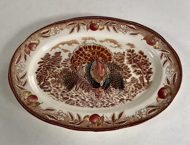 Vintage Japanese extra large turkey serving plate/platter ...