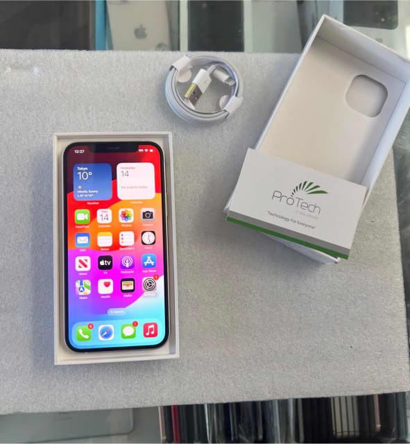 As New Apple IPhone 12 100 tested, 128gb 6 months Warranty