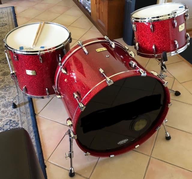 Pearl Masters Custom Shell Pack Red Sparkle Offers