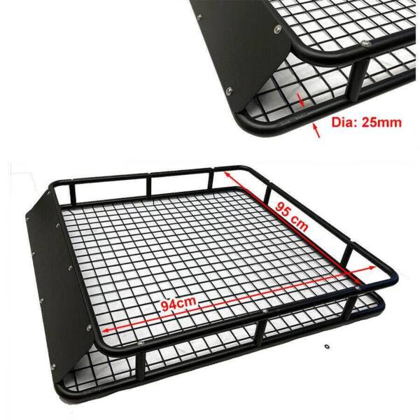 Universal Steel Roof Rack Basket Powder Coated Basket Luggage Carrier