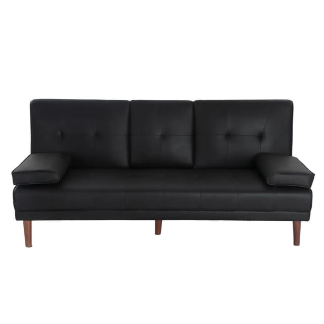 3 Seater Adjustable Sofa Bed With Cup Holder Black... Sofas Gumtree