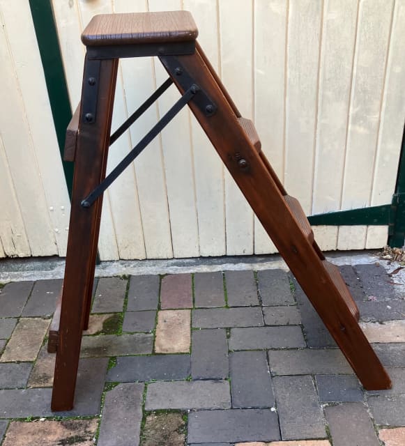 Vintage timber step ladder Other Antiques, Art & Collectables Gumtree Australia Marrickville