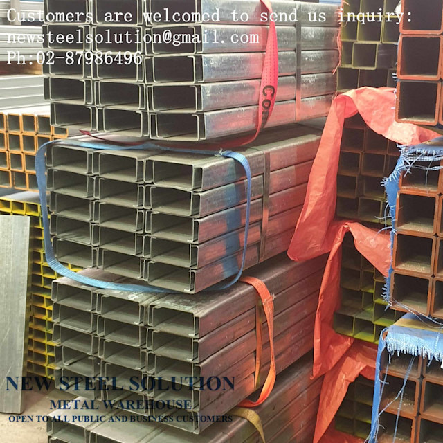 GALVANISED RETANGULAR TUBE(RHS) 75*50*2MM*8000MM FOR STEEL WORKS ...