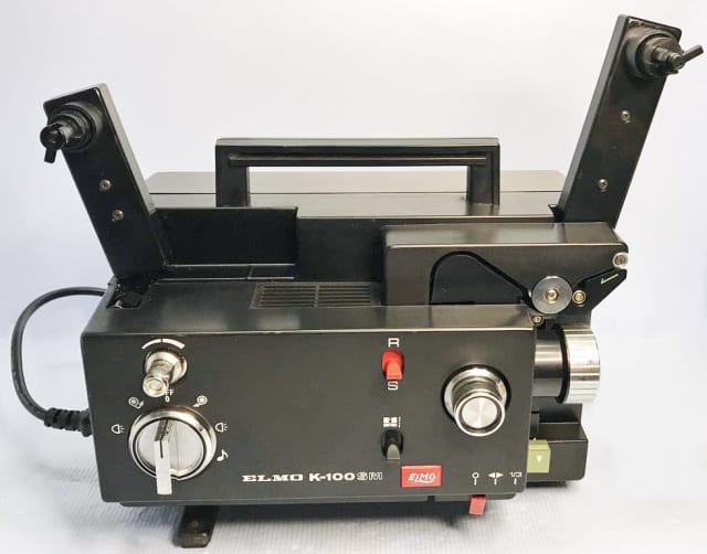 ELMO K100 SM Super & Standard 8mm Silent Movie Projector Non Digital