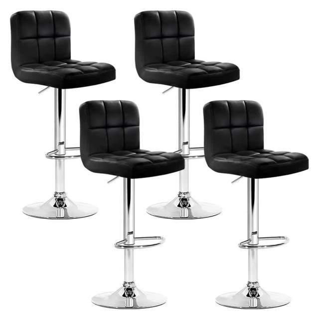 4x Bar Stools Leather Gas Lift Black Stools & Bar stools in Thornlands QLD Gumtree Australia