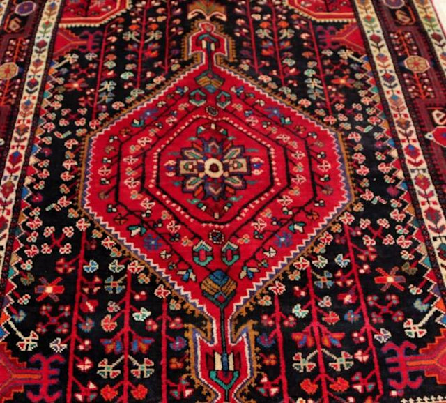 full room size wool handmade Persian village Tuserkan rug