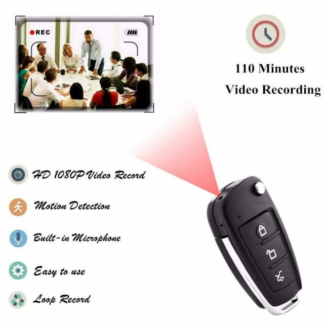 key fob hidden video recorder