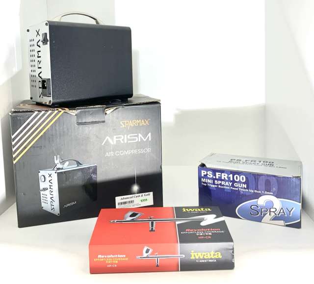 Spamax Air compressor Arism Kit With 2 X Spray Guns 266169 Other Home