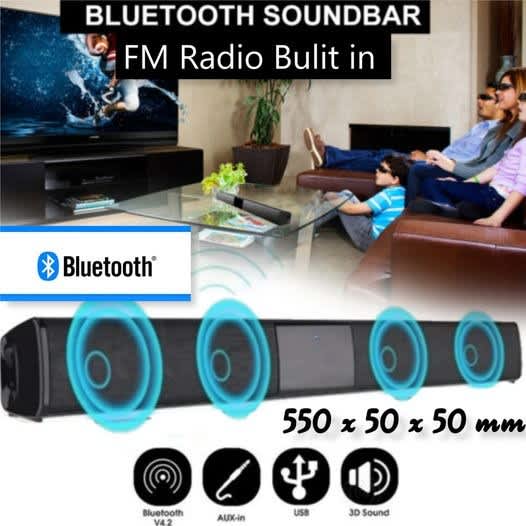 New Bluetooth Speaker 20W 4Driver Soundbar Wireless Speaker For TV Ho