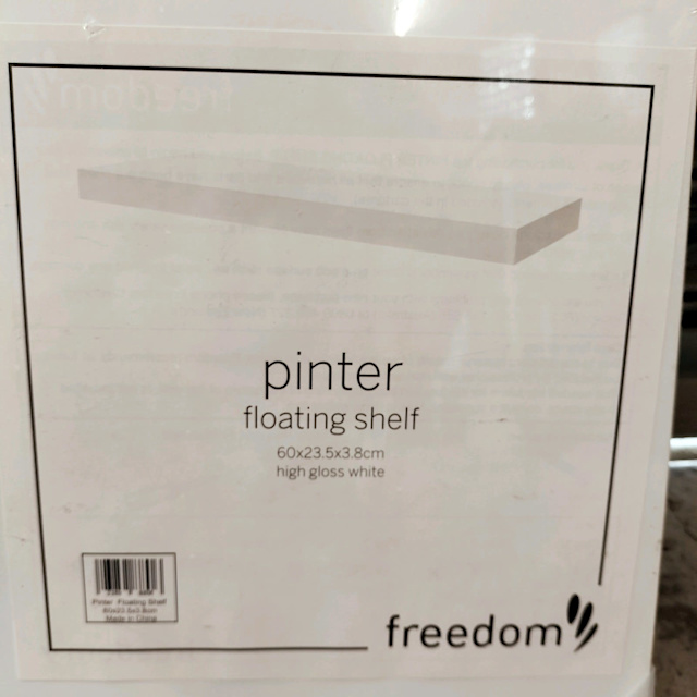 Pinter high gloss white floating shelf Bookcases & Shelves in Hamilton North NSW Gumtree