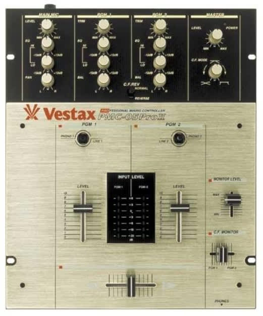 Vestax PMC05Pro II DJ mixer(Made in Japan) with power Supply DJ Gear