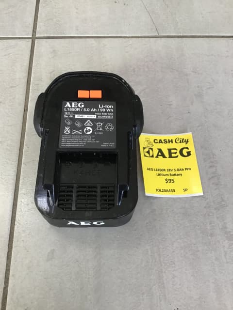 AEG L1850R 18V 5.0Ah Pro Lithium Battery $95 - Power Tools in Joondalup ...