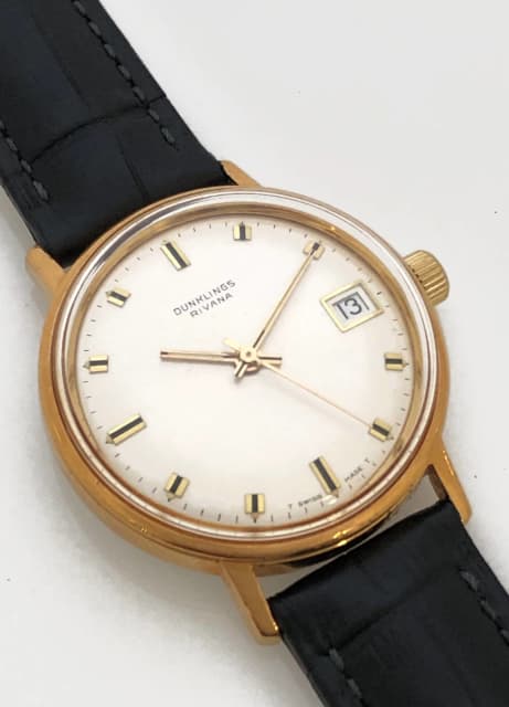 Vintage 1960's Dunkling Rivana Comet 34mm Mechanical Watch | Watches ...