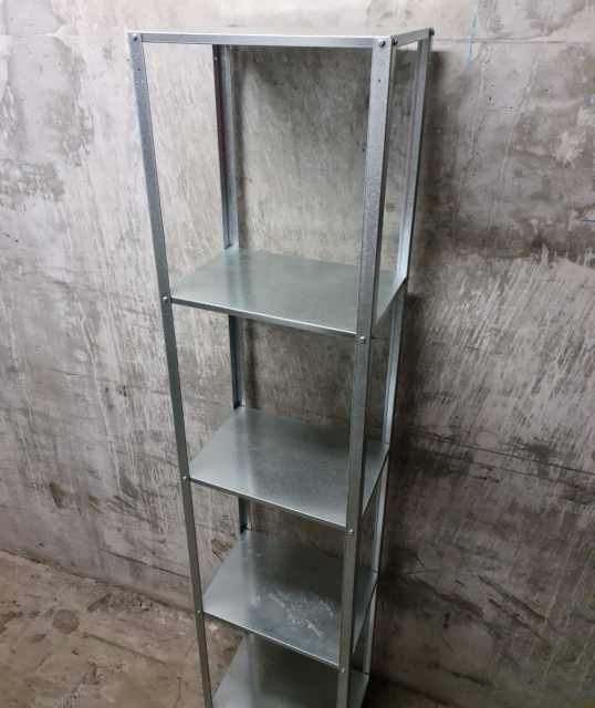 Lightweight Aluminum Shelving Storage 5 Shelf Unit 180cm tall