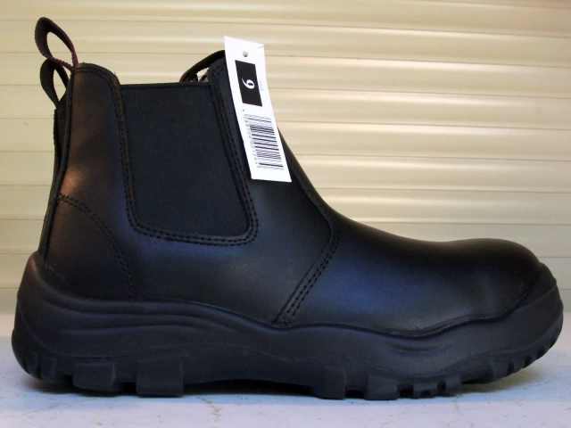 ALDI Workzone black leather womens steel toe boots 9 NEW Women s Shoes in Kidman Park SA Gumtree Australia