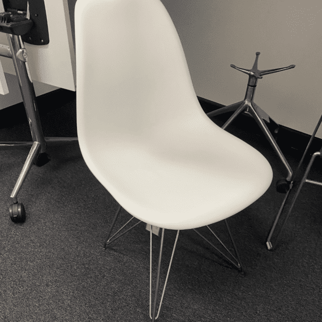 Original Designer Herman Miller Eames molded chair with wire legs Dining Chairs in Macquarie