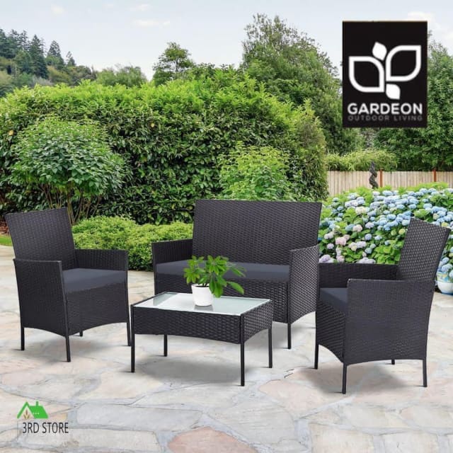 Gardeon Garden Furniture Outdoor Lounge Setting Wicker Sofa Set Patio