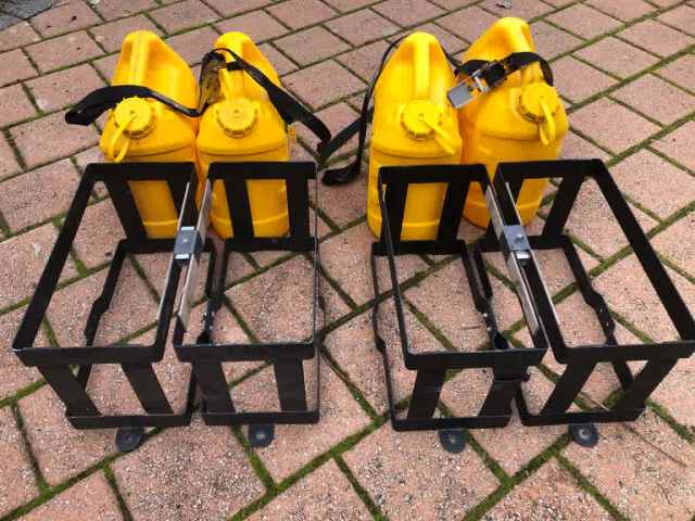 ProRack jerry can holders, and 10L plastic jerrycans | Caravan ...