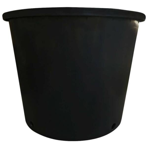 115 Litres 650mm (W) 500mm (H) Black Plastic Growers Pot Pots
