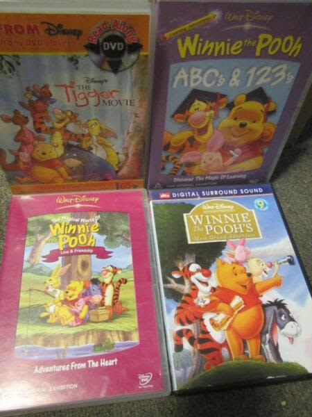 Winnie the Pooh Bear DVD tv show baby kids children's x6 educational ...