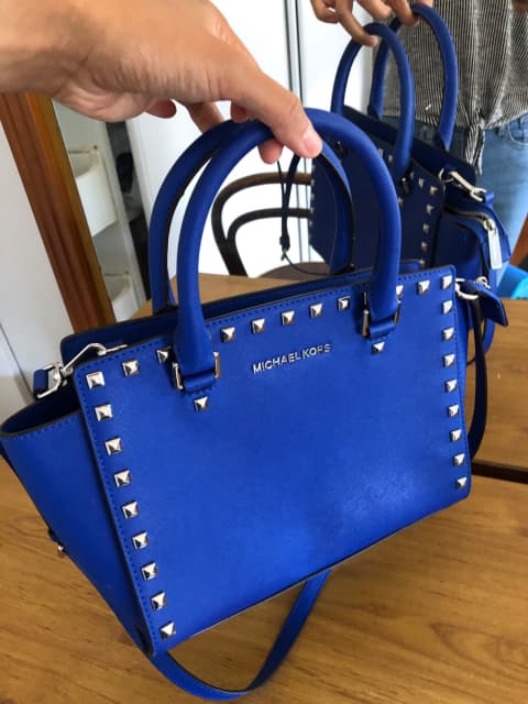 Genuine Blue Saffiano Leather Michael Kors Purse | Bags | Gumtree Australia  Brisbane South East - Hawthorne | 1310389452