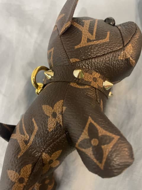 Louis Vuitton bag charm dog gift fashion, Accessories