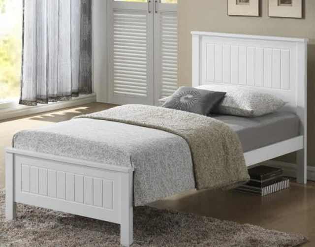 Single wooden, white kids bedframe Beds in Balmain NSW Gumtree