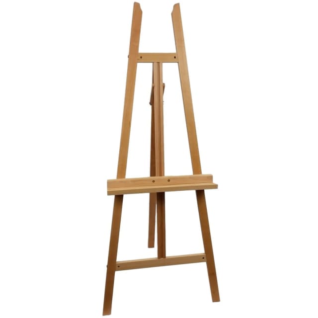 Wood Floor Standing Oiled Beechwood Artist Easel Wedding Decor 162cm
