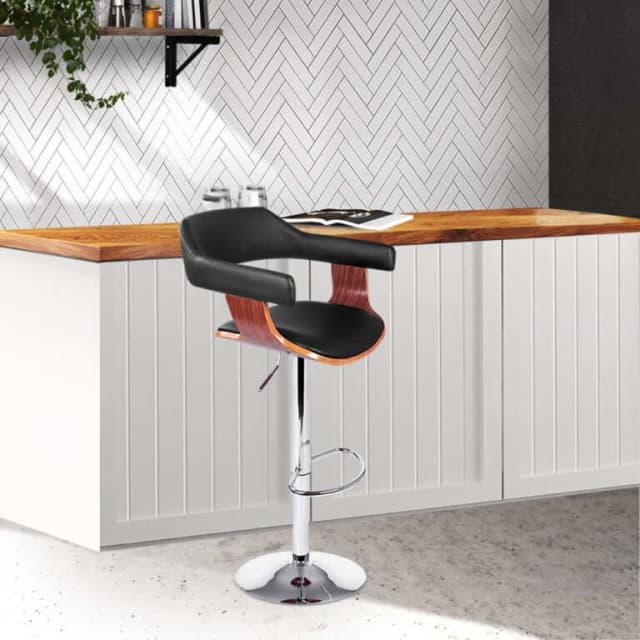 Artiss Wooden Bar Stool Black and Wood Stools & Bar stools Gumtree