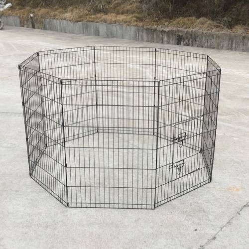 36" x 8 Panels Pet Playpen Fold Exercise Cage Fence Enclosure Pet
