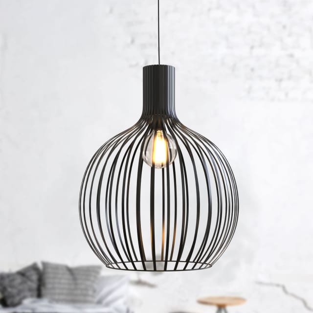 Kitchen Pendant Light Industrial Modern Chandelier Cage Lamp Ceiling 2