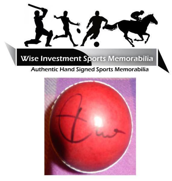 Lasith Malinga Signed Cricket Ball Sri Lanka Signed Cricket Ball