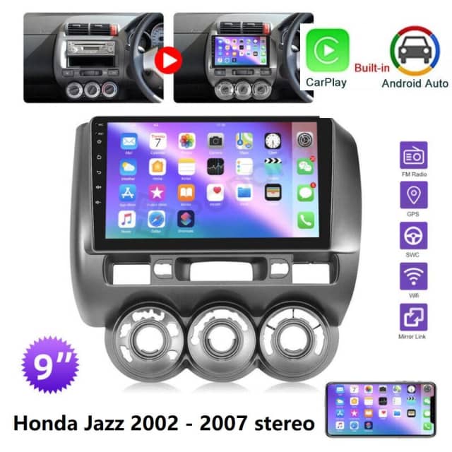 Android 13 Car audio player Radio Stereo GPS WiFi Head Unit For Honda