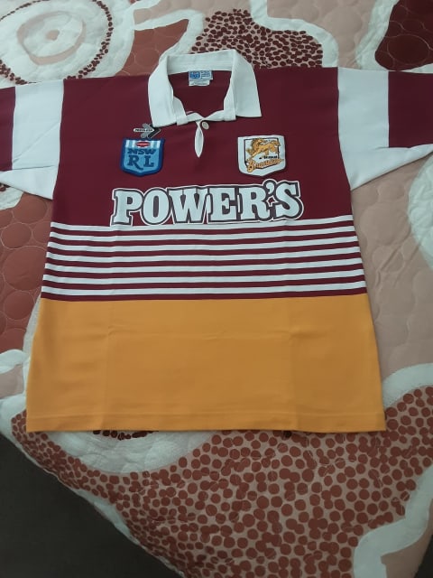 Original Broncos Rugby League Jersey as new condition Size OS, Tops, Gumtree Australia Albury Area - Glenroy