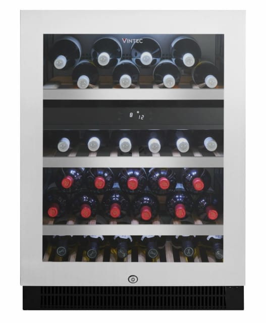 Vintec 50 Bottle Dual Zone Wine Storage S/Steel VWD050SSBX Fridges & Freezers in