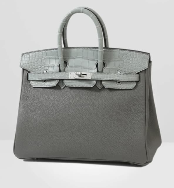 Birkin25 touch, new arrival! Import togo leather with alligator