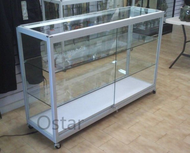 shop glass counter retail showcase model car hobby collection