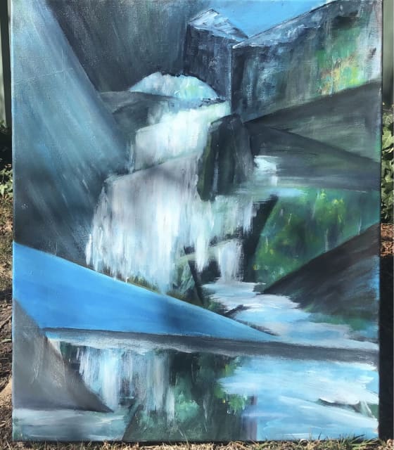Large Acrylic Painting by N.Stodart Art Gumtree Australia Armidale