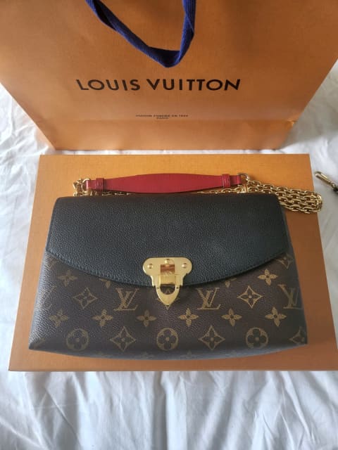 M43714 LV Louis Vuitton Monogram Saint Placide Chain Bag Real