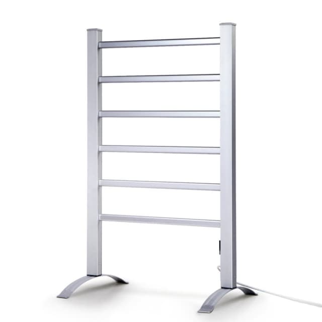 Devanti Electric Heated Towel Rail Rails Warmer Rack Aluminium 6