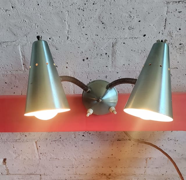 Mid Century Twin Beam Bedhead Lamp Table & Desk Lamps Gumtree