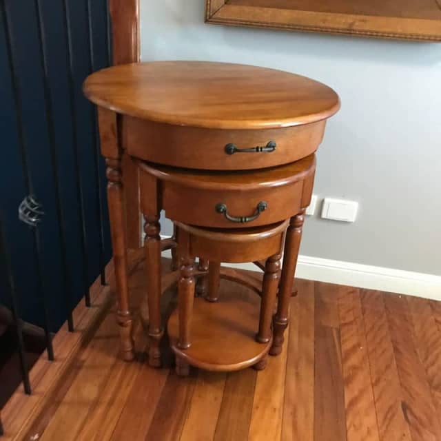 Stunning Maghongany table side tables Buffets & Side Tables Gumtree