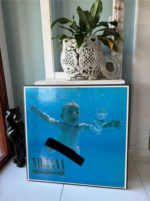 .nirvana Nevermind Baby In The Water Album Cover Wall Art  Print - Art 