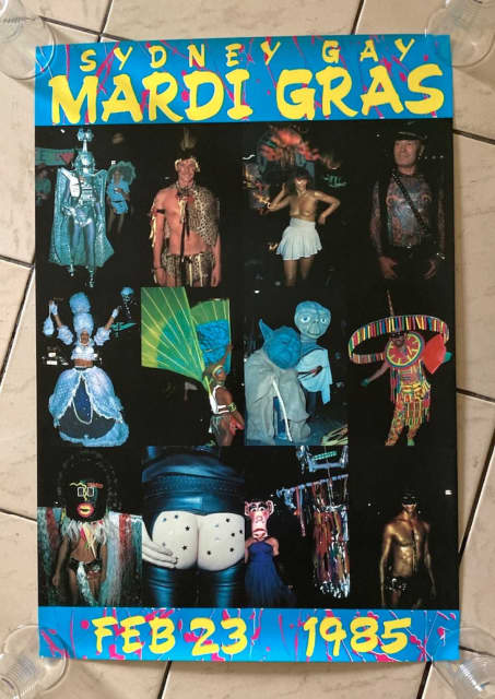 1985 mardi gras poster