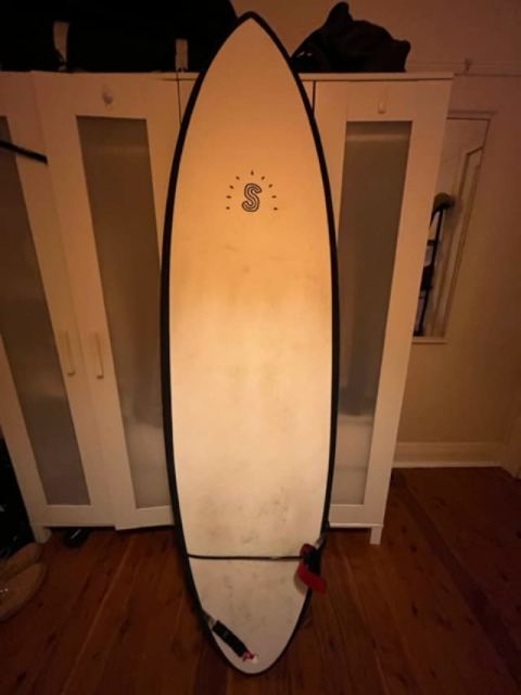 66 hybrid surfboard with fins and leash softlite - Surfing in Bondi NSW ...