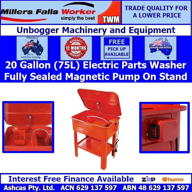 Millers Falls TWM 75 Litre Parts Washer for or Garage Power